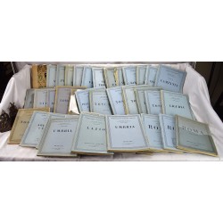 Touring Club Italiano: Attrverso L'Italia, Illustrazione Delle Regioni Italiane (1931-1955) (39 Volume Set)